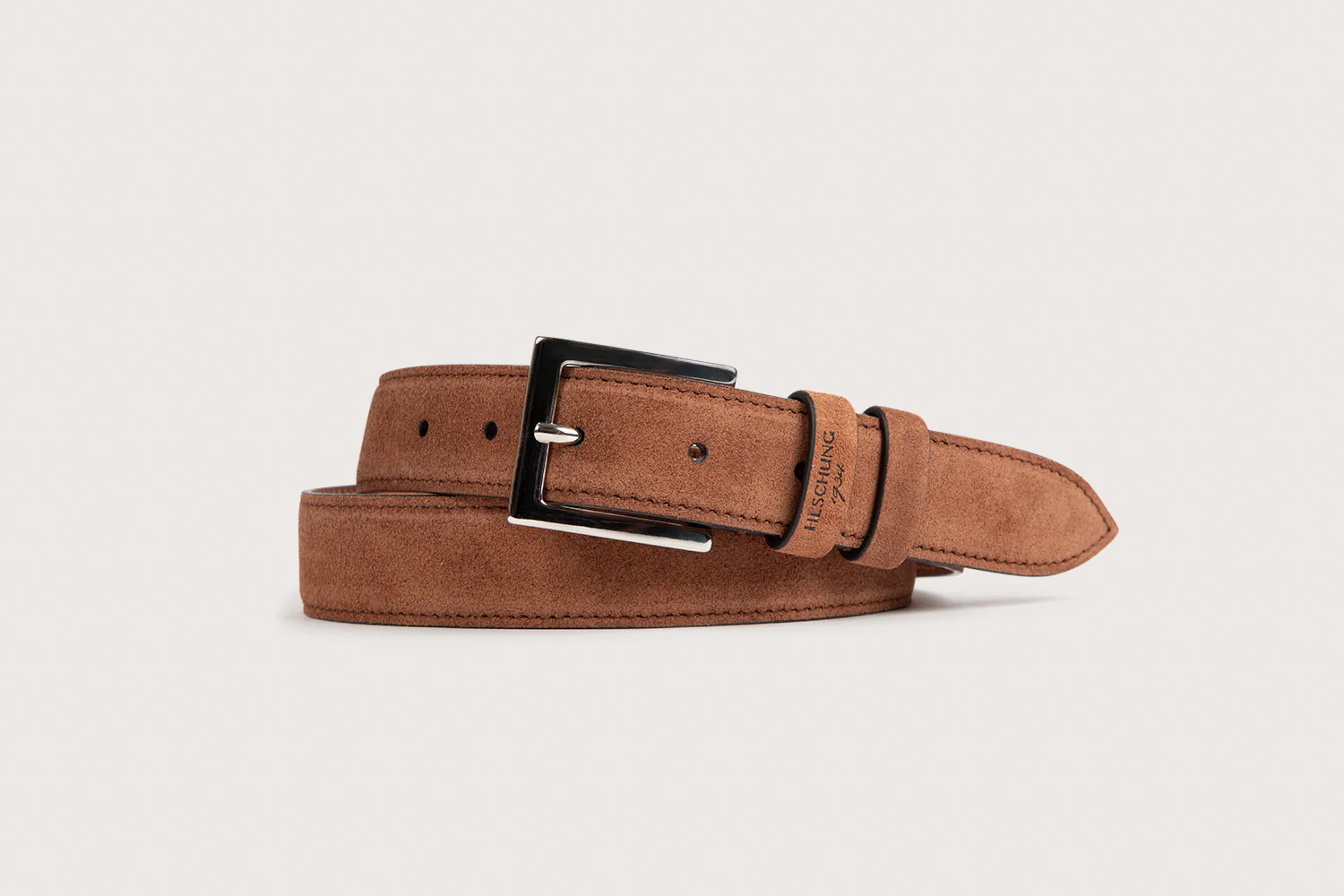 CEINTURE Nation Velours Noisette - Image 3