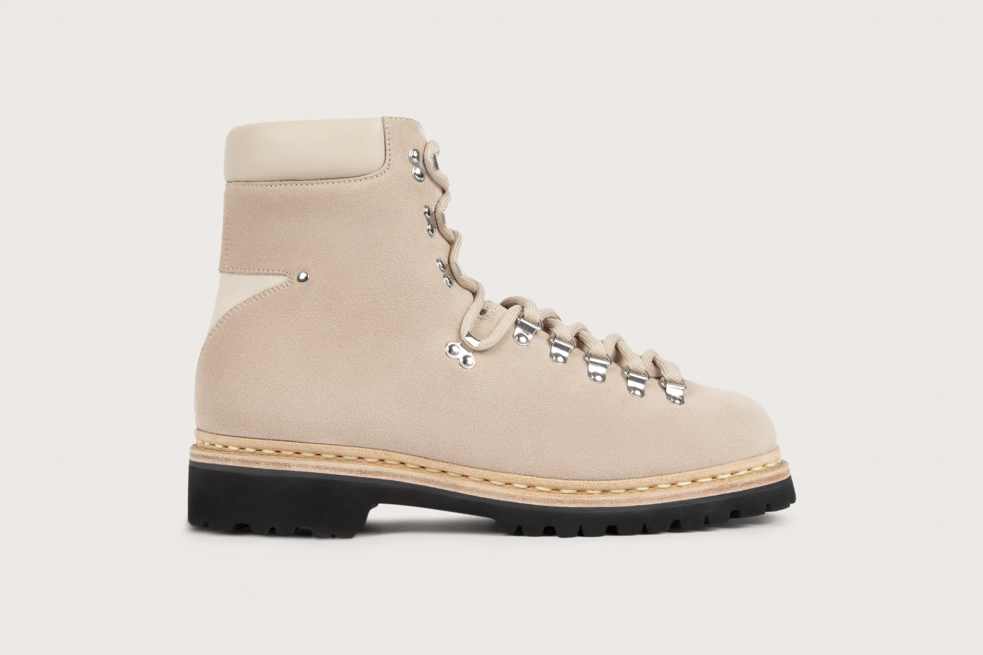 ISERAN FE Hydrovelours/Nappa Grège Vibram - Image 5