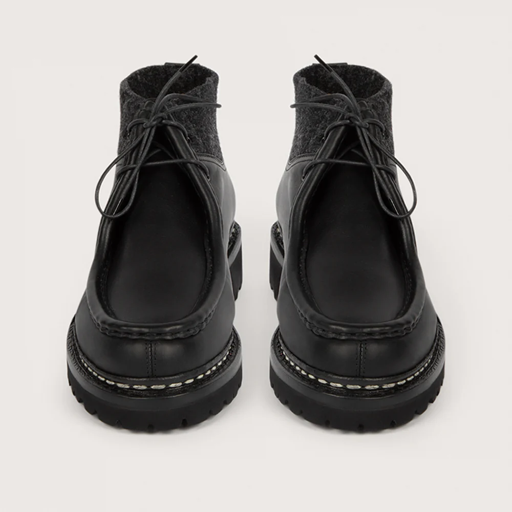 LIERRE FE Suportlo/Tweed Noir Vibram - Image 3
