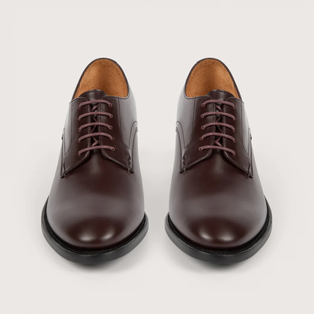 MARCIA Kidcalf Aubergine Cuir P - Image 3