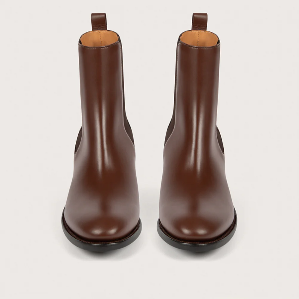 MAUD Kidcalf Chocolat Cuir P - Image 3