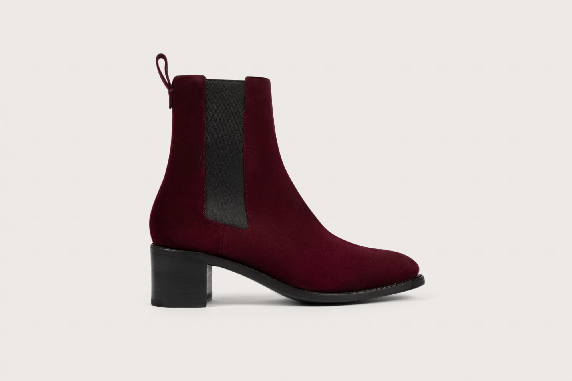 MAUD Velours Aubergine Cuir P - Image 5
