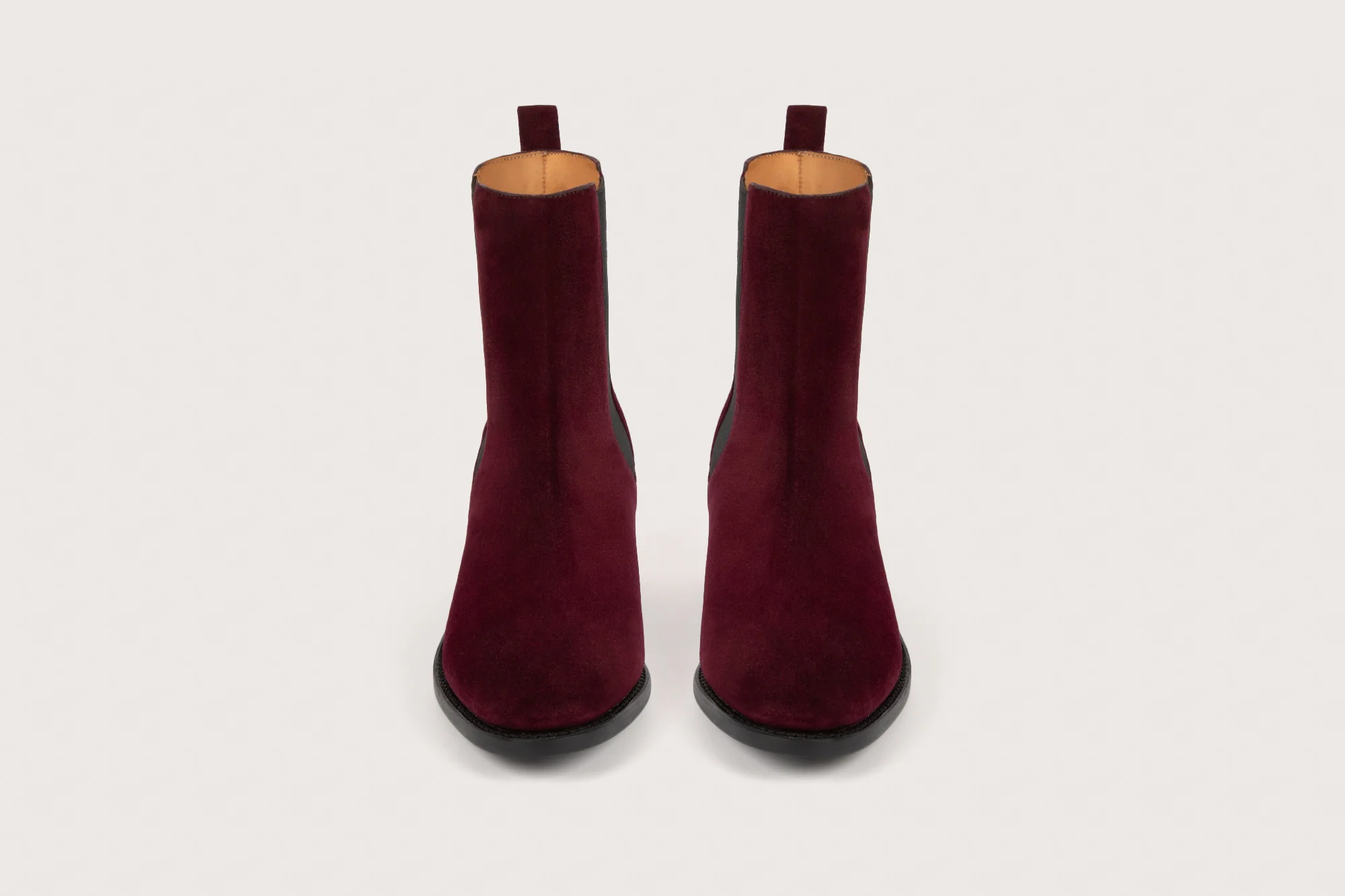 MAUD Velours Aubergine Cuir P - Image 6