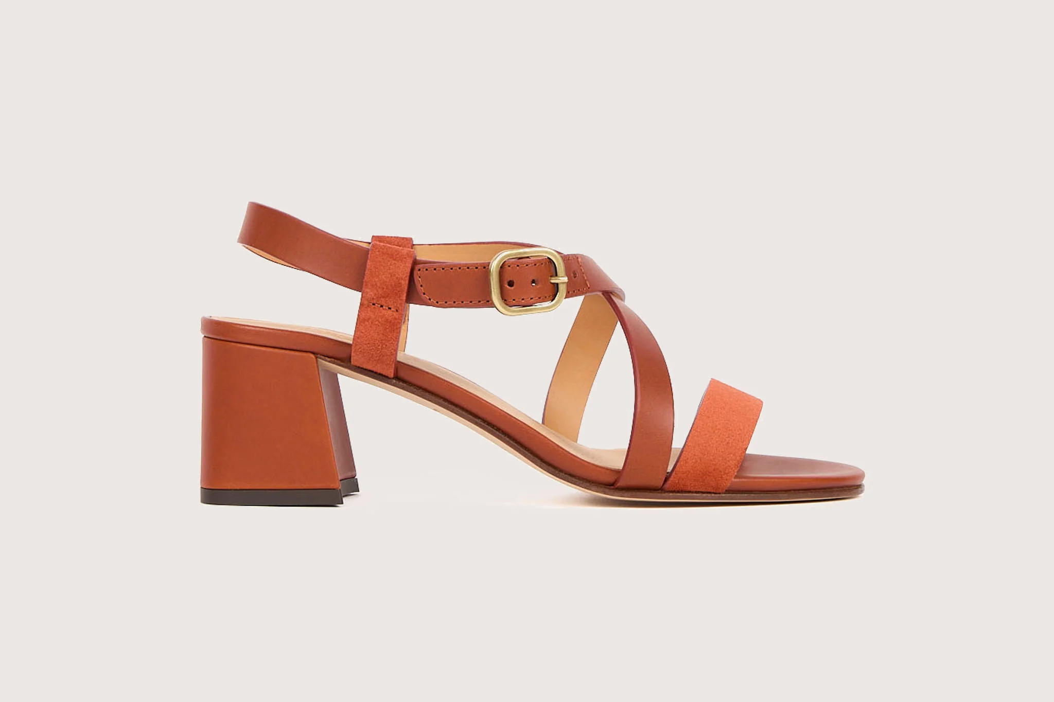 SOFIA Velours Sienne Cuir - Image 5