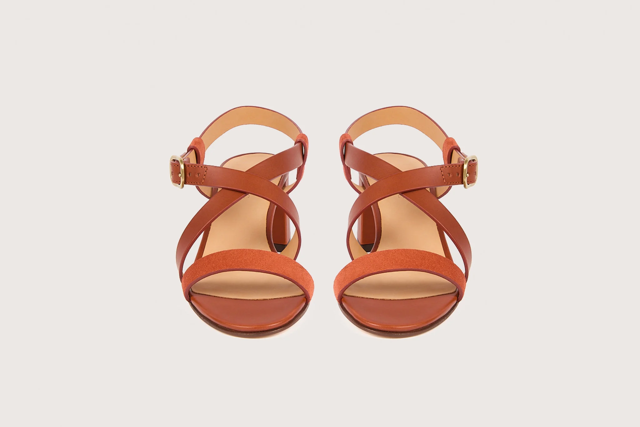SOFIA Velours Sienne Cuir - Image 6