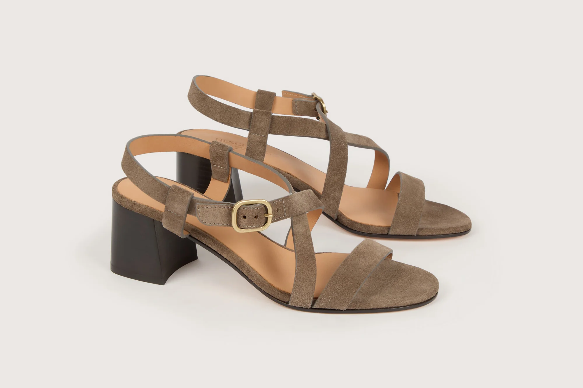 SOFIA Velours Souris Cuir - Image 3